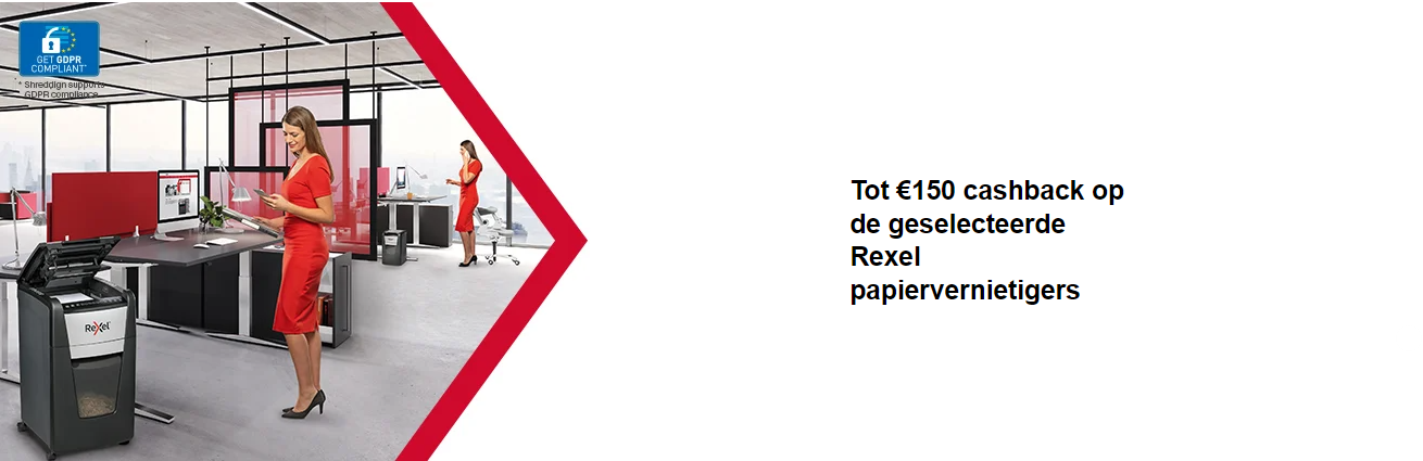 Rexel papiernietiger actie
