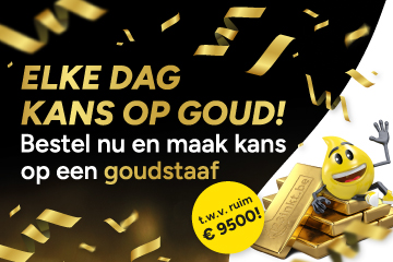 Bestel & win. Maak elke dag kans op goud
